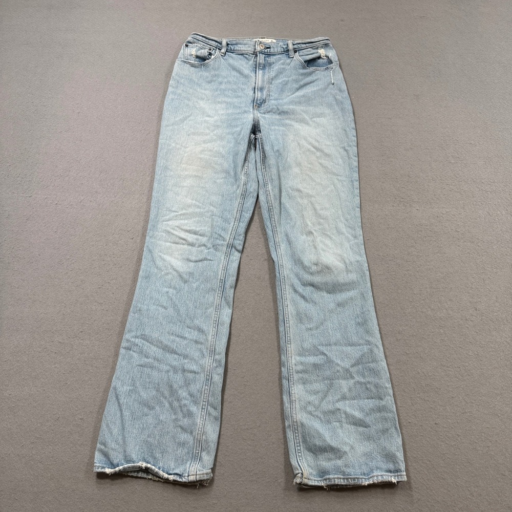 Abercrombie & Fitch Jeans Women's 30/10L Blue 70s Vintage Flare Ultra High Rise